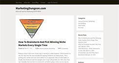 Desktop Screenshot of marketingdungeon.com